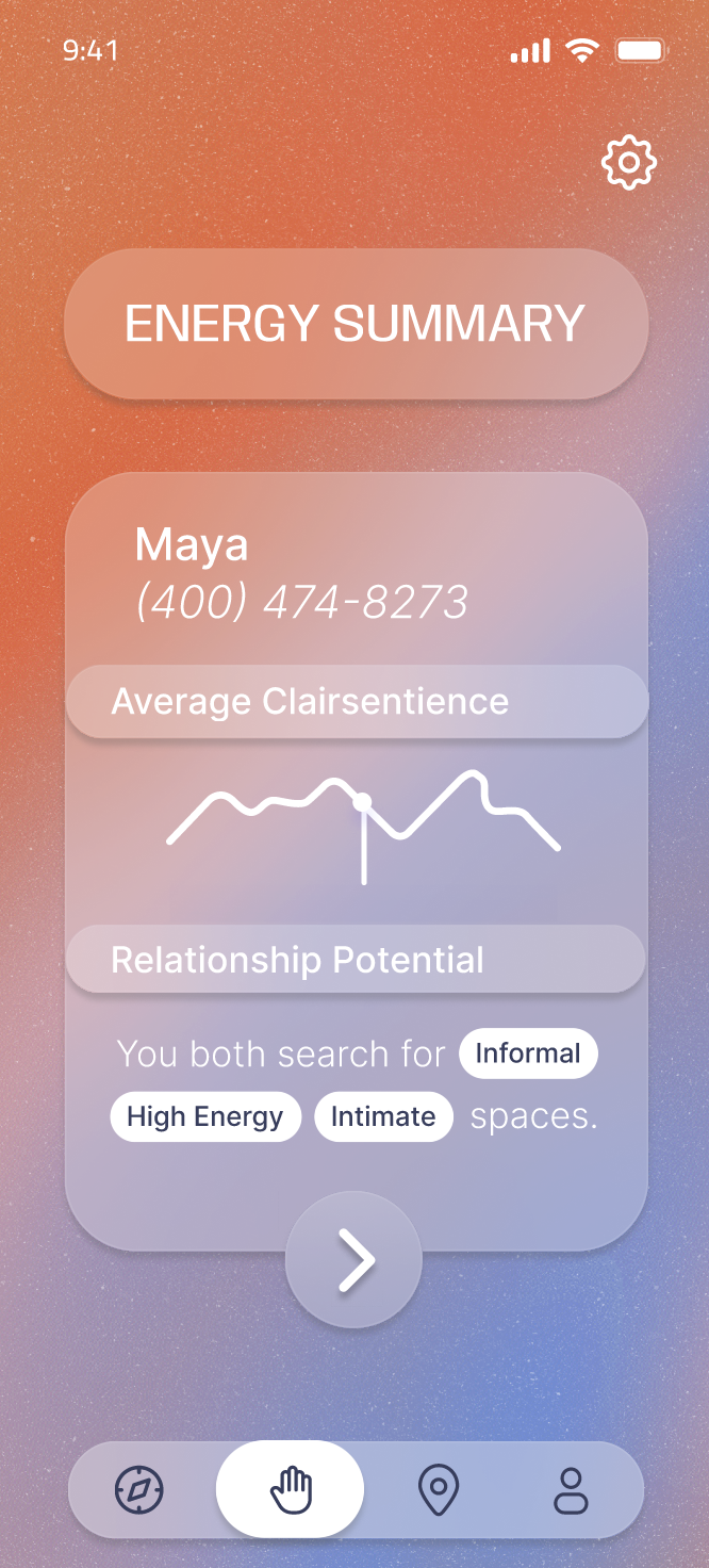 Clair view and trade screen
